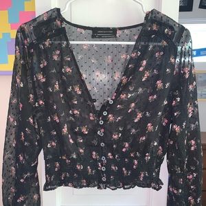 Urban Outfitters Mesh Blouse